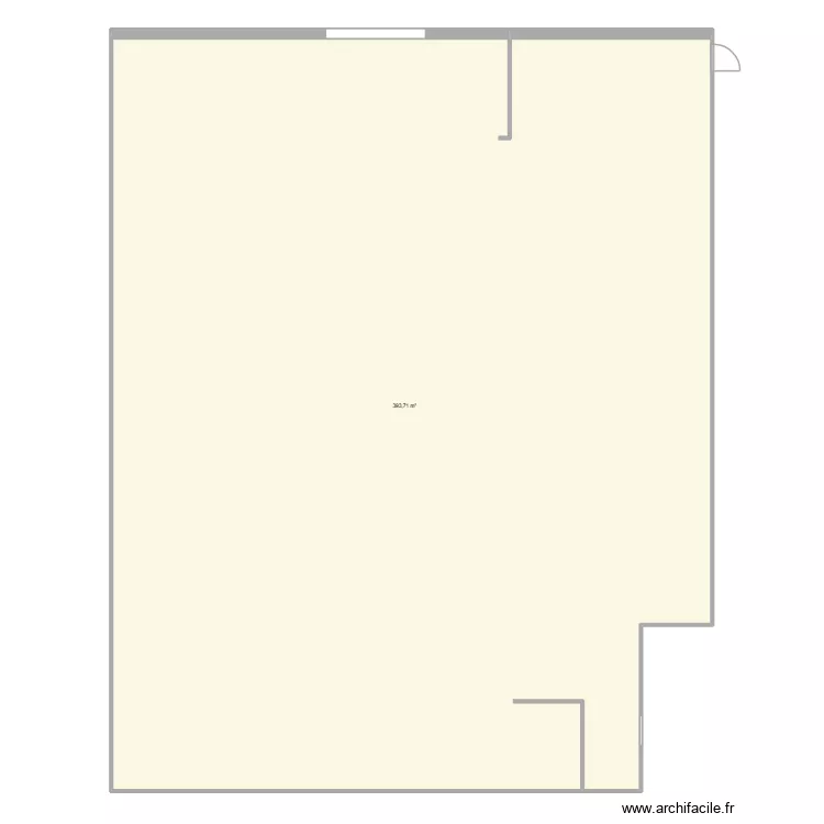 plan magasin canap&eacute;. Plan de 1  et 394 m²