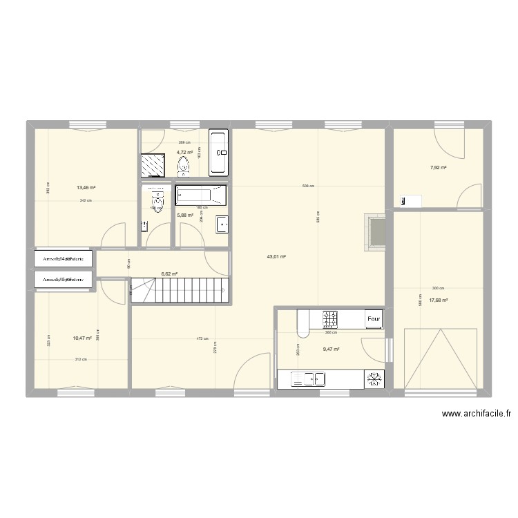 Voisins. Plan de 0 pièce et 0 m2
