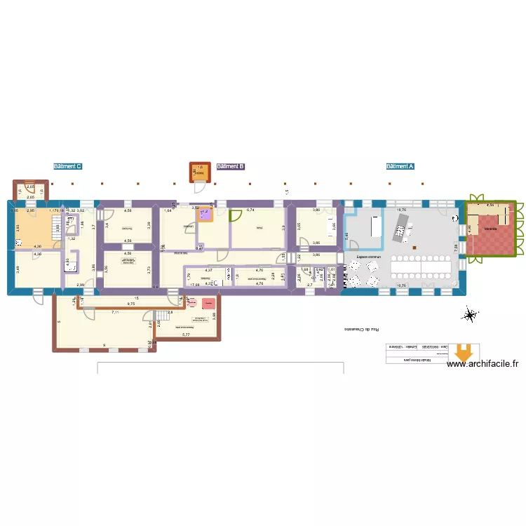 Moulin Monte pers. Plan de 37  et 1360 m²