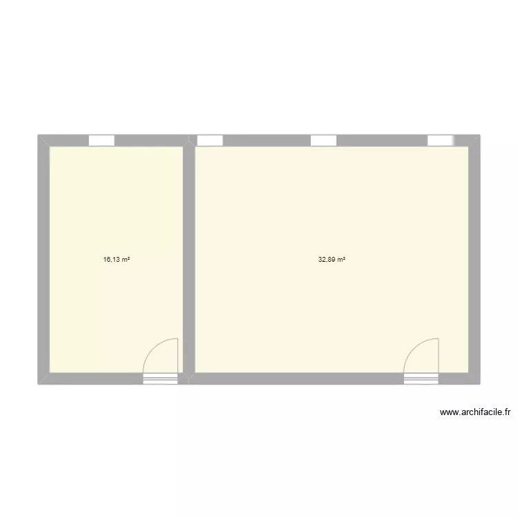 Plan projet restauration. Plan de 