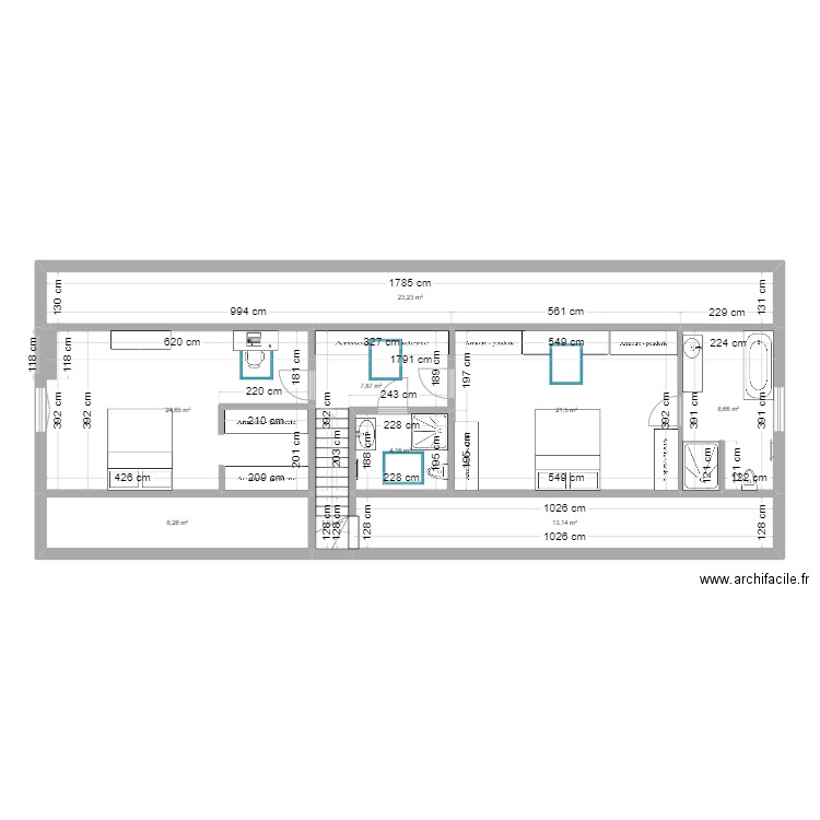 BEGONIAS 1ER. Plan de 9 pièces et 113 m2