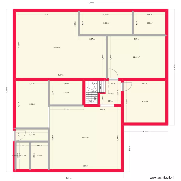 MON  PLEIN SUD 3. Plan de 14  et 186 m²