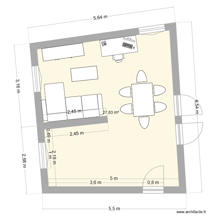 Appart. Plan de 0 pièce et 0 m2