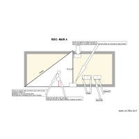 éclairage mur escalier