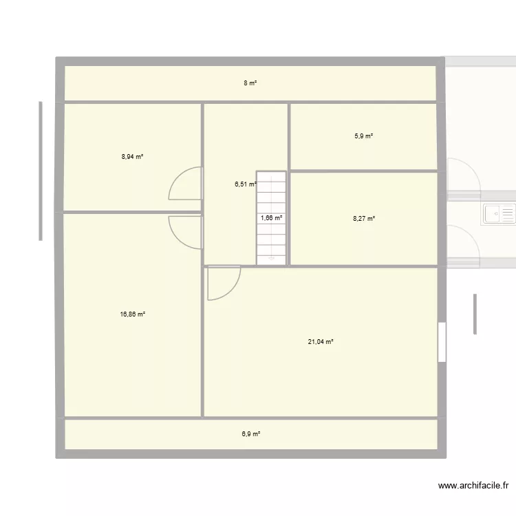 Home Lupu. Plan de 19 pièces et 186 m²