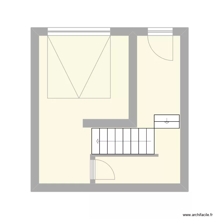 memere1. Plan de 1  et 20 m²