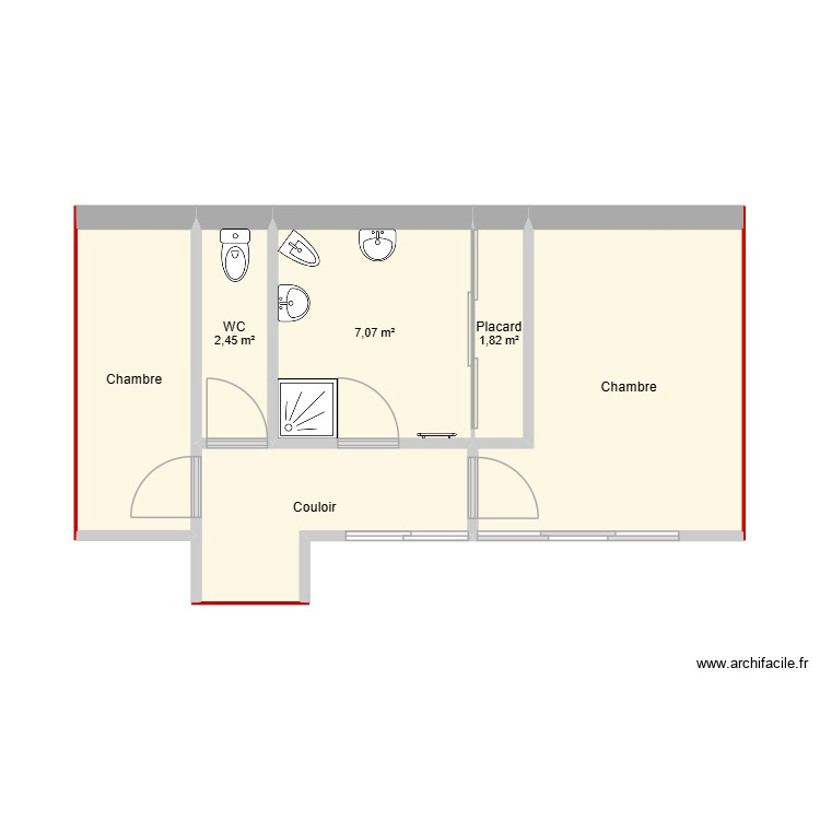 Salla de bain LANATA. Plan de 0 pièce et 0 m2