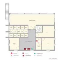 plan bat administratif + logement rdc securité