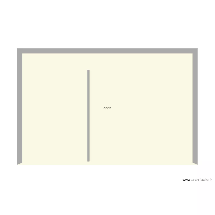inconnu. Plan de 1  et 48 m²
