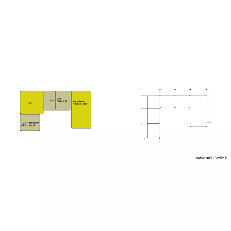 salon Saint-Amand. Plan de 