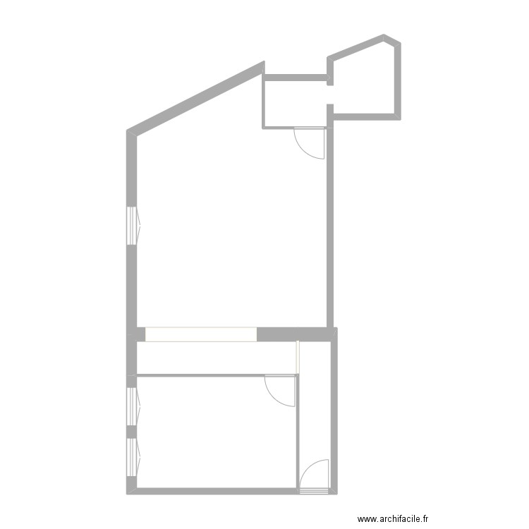 137/2 VILLARS. Plan de 4 pièces et 49 m2