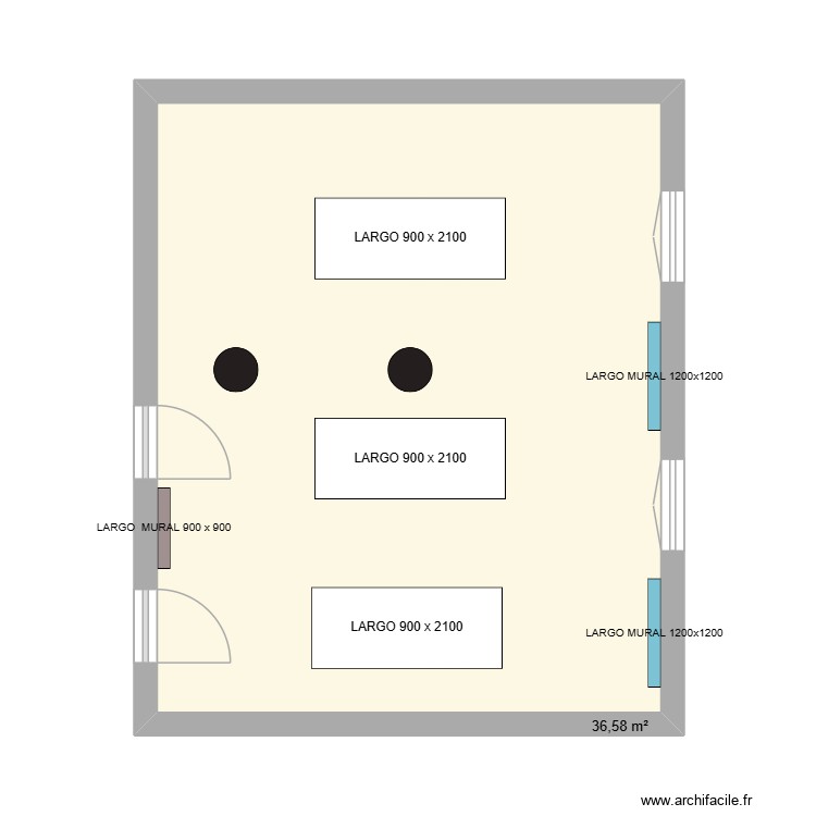 R+1 - SALLE REUNION - CHATEAUNEUF EN THYM. Plan de 0 pièce et 0 m2