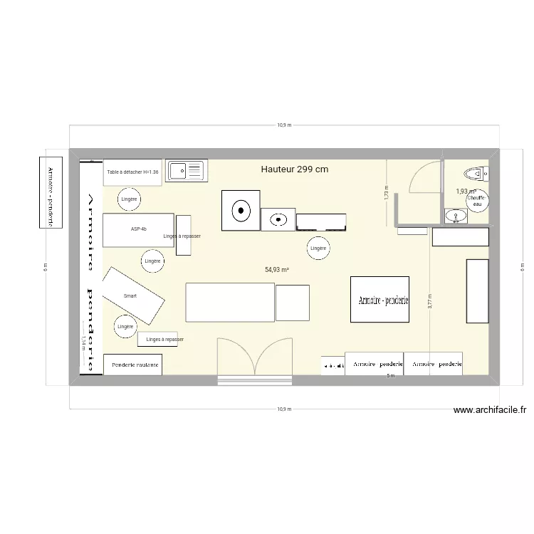 Pressing 2025 travaux. Plan de 