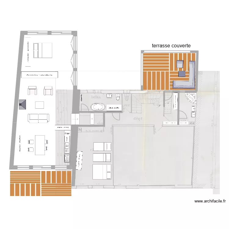 Loft sur garage v 7.0. Plan de 
