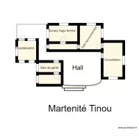 Vue en plan Marternit&eacute; Tinou