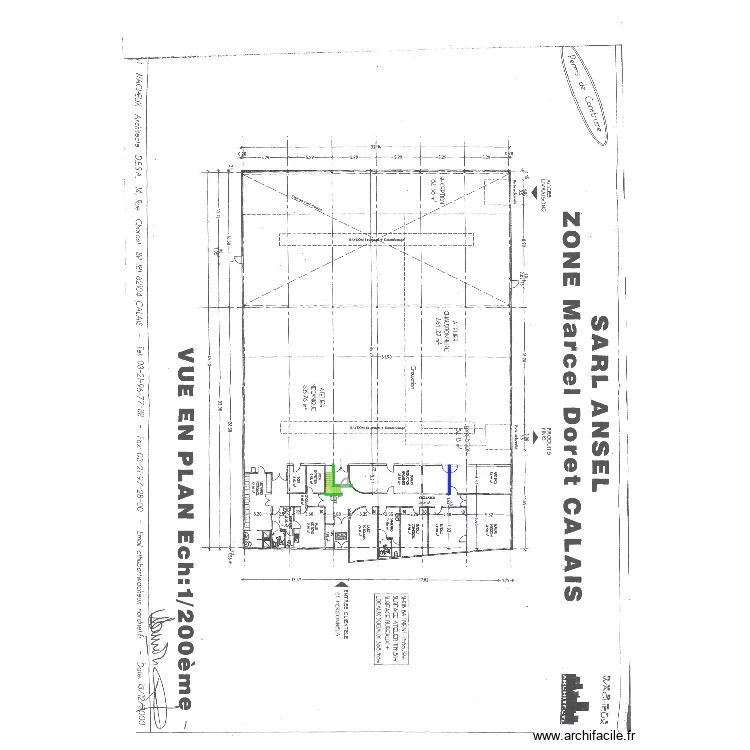 RDC CALAIS SAS. Plan de 