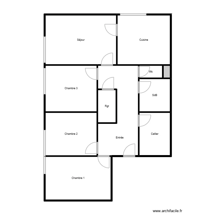 Plan kernoa Cellier à gauche. Plan de 11 et 95 m² Plan kernoa Cellier à gauche. Plan de 11 et 95 m²