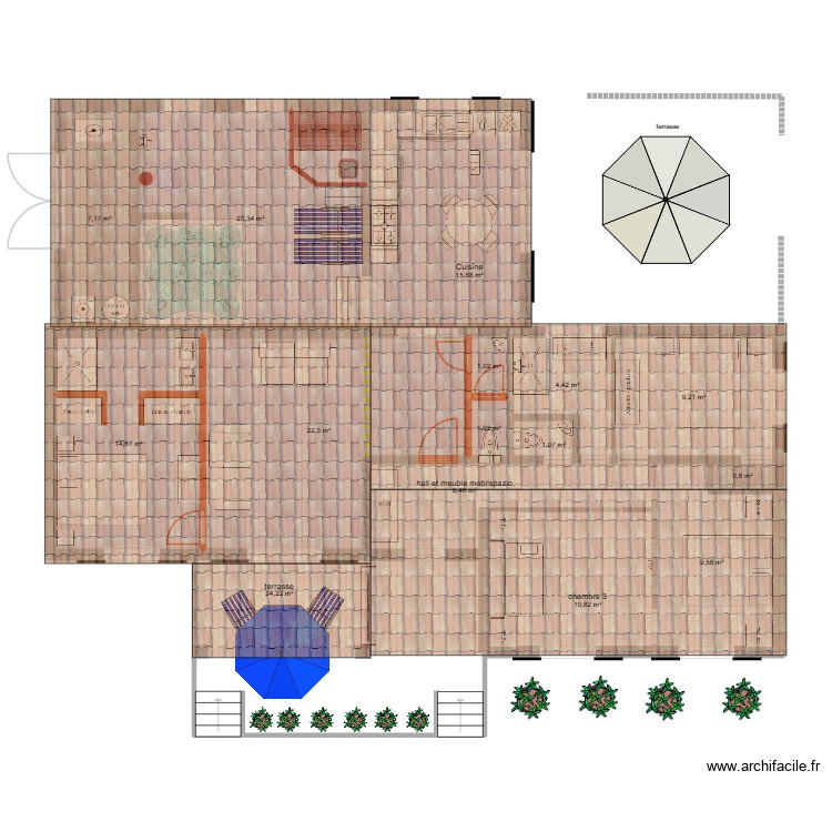 VF visiteur autonome version 7 wellness. Plan de 0 pièce et 0 m2 VF visiteur autonome version 7 wellness. Plan de 0 pièce et 0 m2