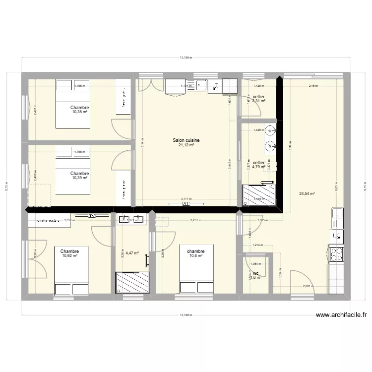 com. Plan de 10 et 101 m² com. Plan de 10 et 101 m²