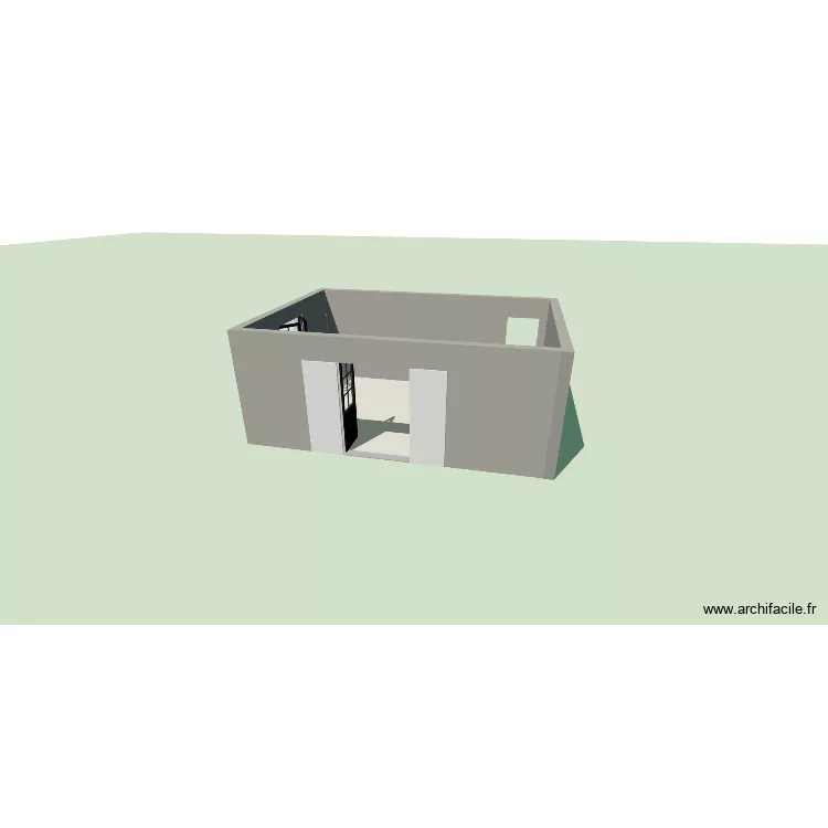 SALLE DE JEU / LOISIR 7 3D. Plan de 1 Pièce et 25 m² SALLE DE JEU / LOISIR 7 3D. Plan de 1 Pièce et 25 m²
