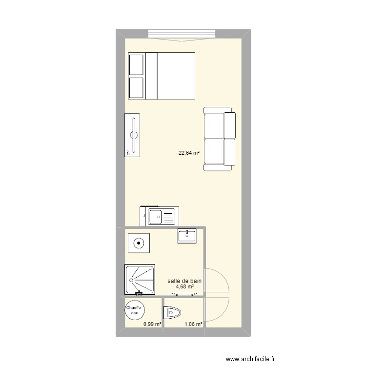 appart. Plan de 0 pièce et 0 m2