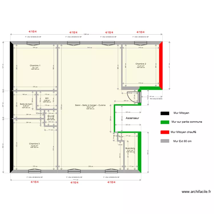 ML25009637 Appartement 1er &eacute;tage gauche Lot 10. Plan de 