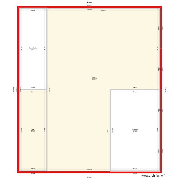 Plan Sci Artisan 2000 RDC. Plan de 0 pièce et 0 m2