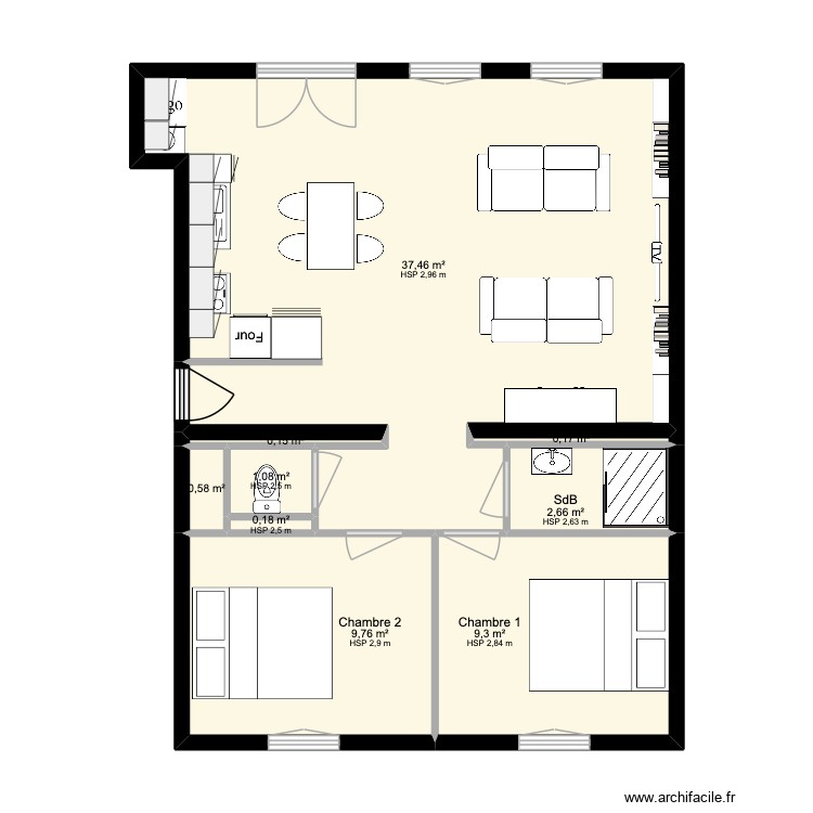 Villa Collet 1. Plan de 0 pièce et 0 m2