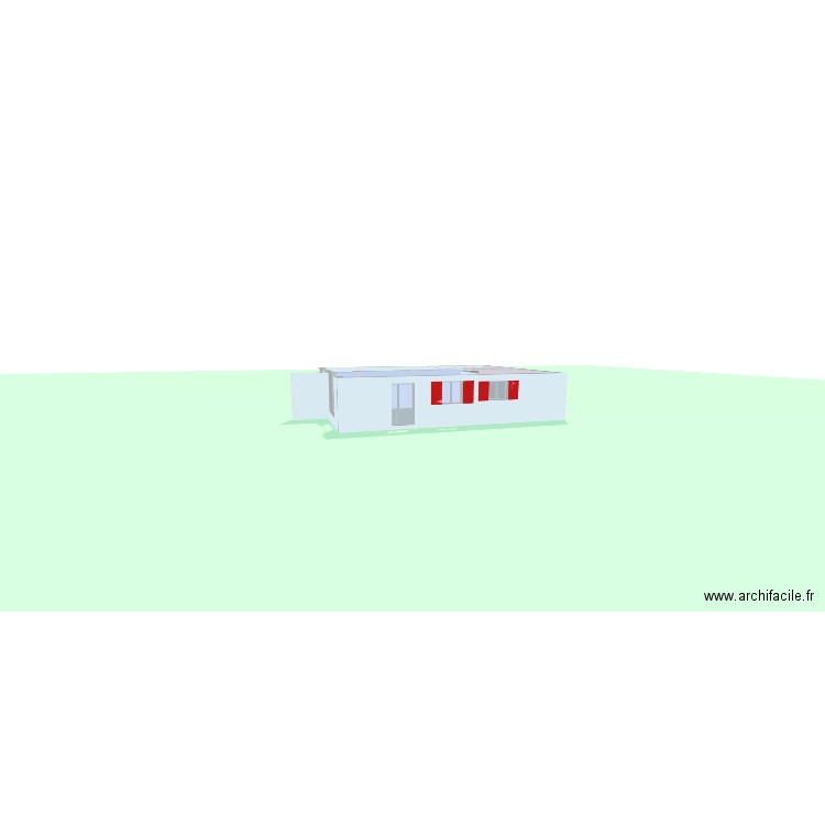 Plan t2/t2 version 2. Plan de 1 pièce et 112 m2