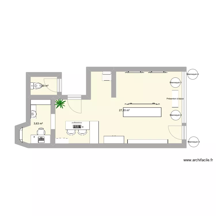 Boutique. Plan de Boutique. Plan de