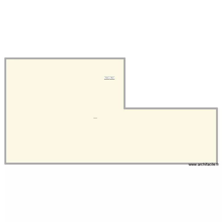 strepy. Plan de 1  et 654 m²