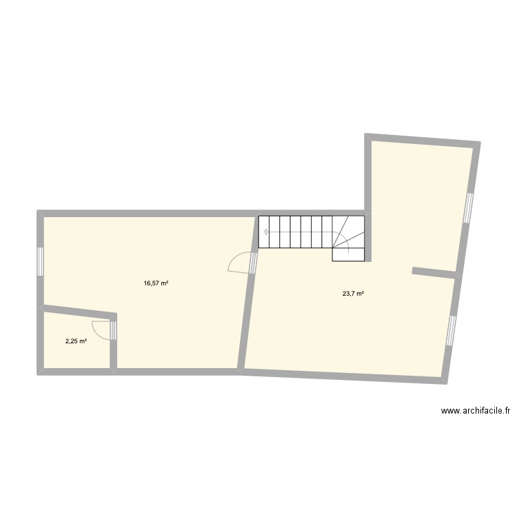 1er étage immeuble. Plan de 0 pièce et 0 m2