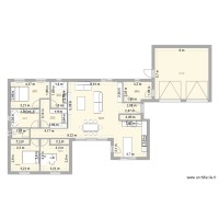 Maison avec meubles de salon à échelle