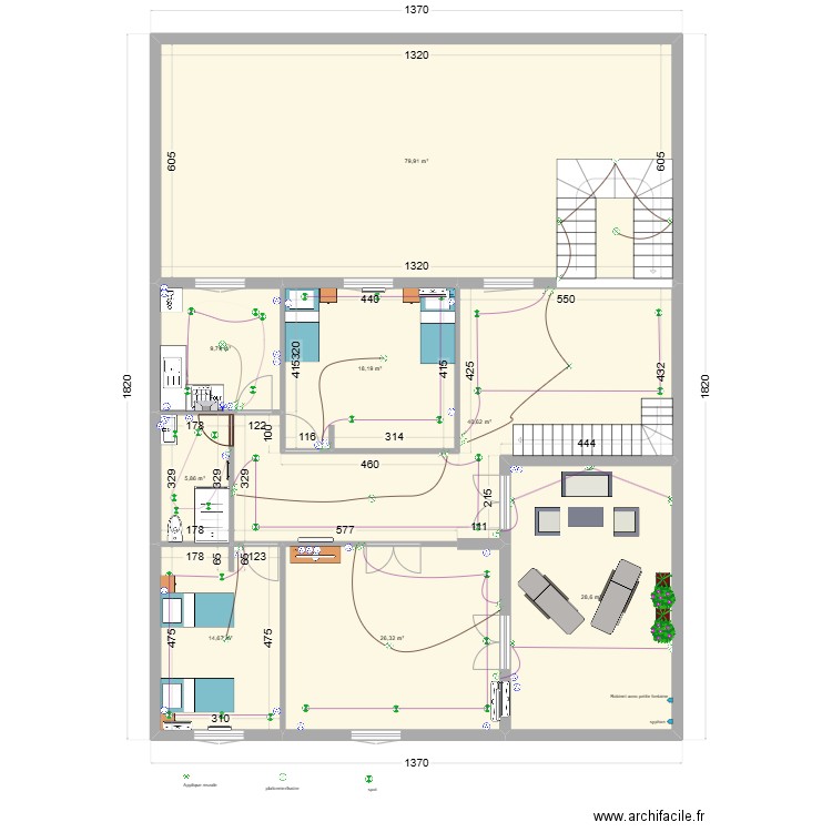 Etage complet Vjuin . Plan de 0 pièce et 0 m2
