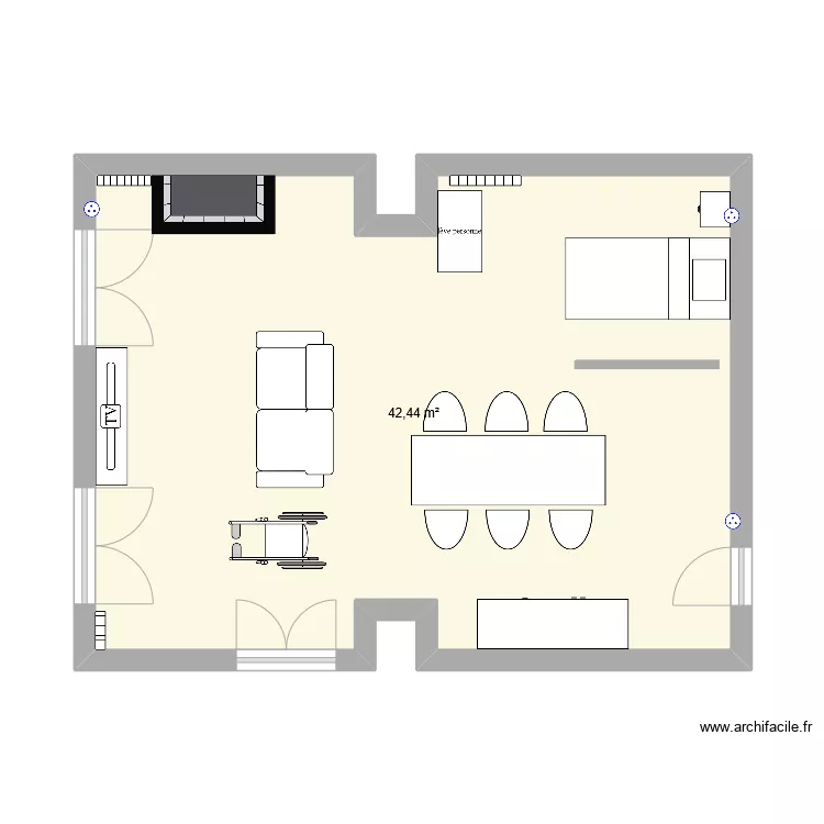 MAINEULT. Plan de 