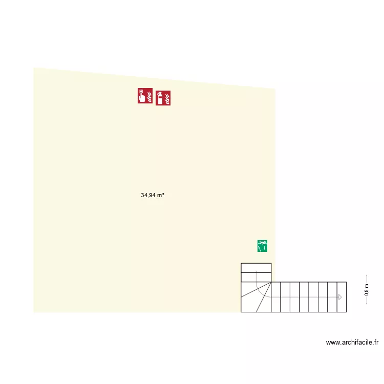 cave. Plan de 1 Pièce et 35 m² cave. Plan de 1 Pièce et 35 m²