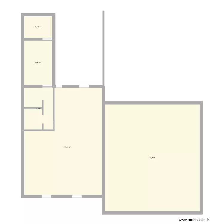 Test Maison. Plan de 5 et 169 m² Test Maison. Plan de 5 et 169 m²