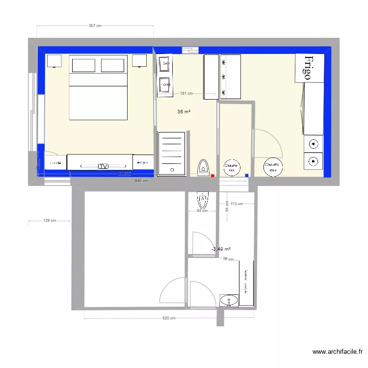 Amenagement Garage V2. Plan de 