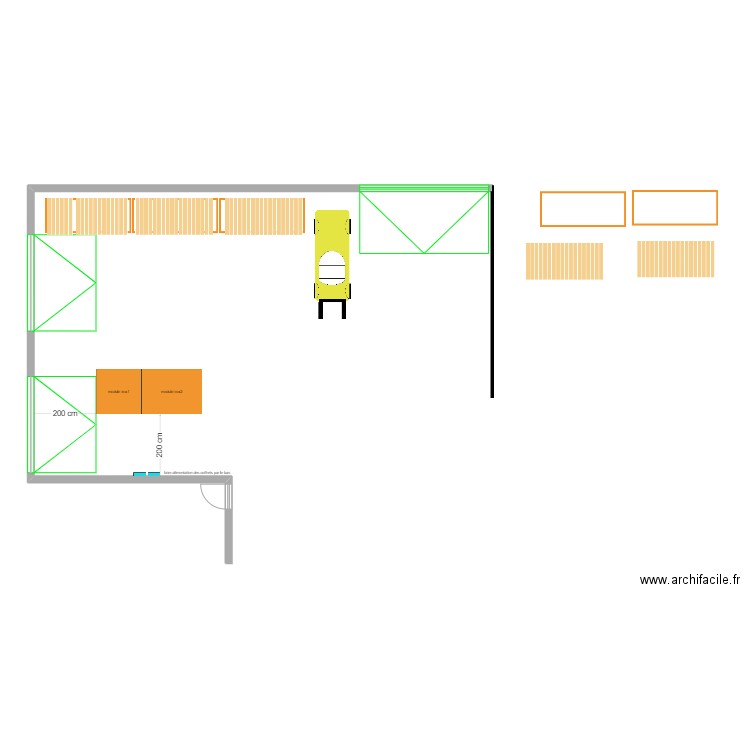 VOLTA RDC demande I-rox. Plan de 0 pièce et 0 m2