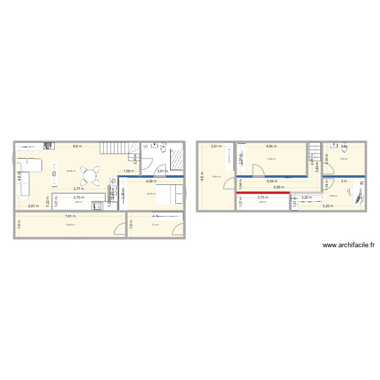 maison test2. Plan de 0 pièce et 0 m2