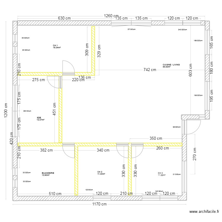 Page 1 Grez doiceau Vue plan . Plan de 0 pièce et 0 m2