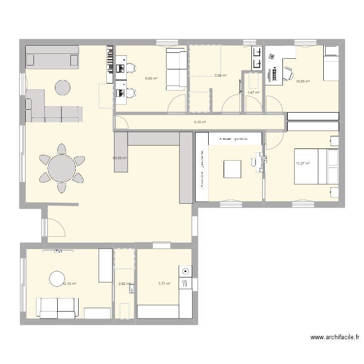 mazeres. Plan de 0 pièce et 0 m2