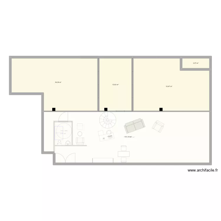 V3 etage. Plan de 21 Pièces et 329 m² V3 etage. Plan de 21 Pièces et 329 m²