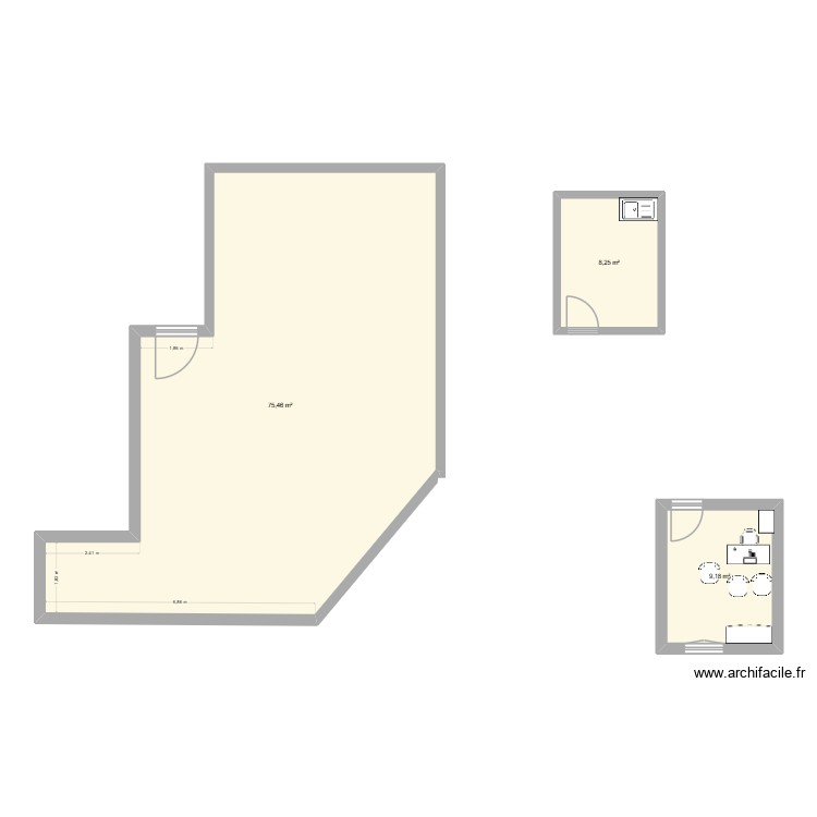 Plan cab. Plan de 0 pièce et 0 m2