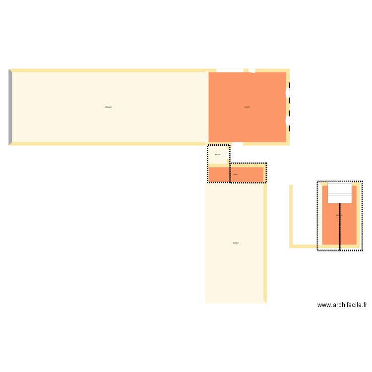 CourcimontNouan. Plan de 8 pièces et 547 m2