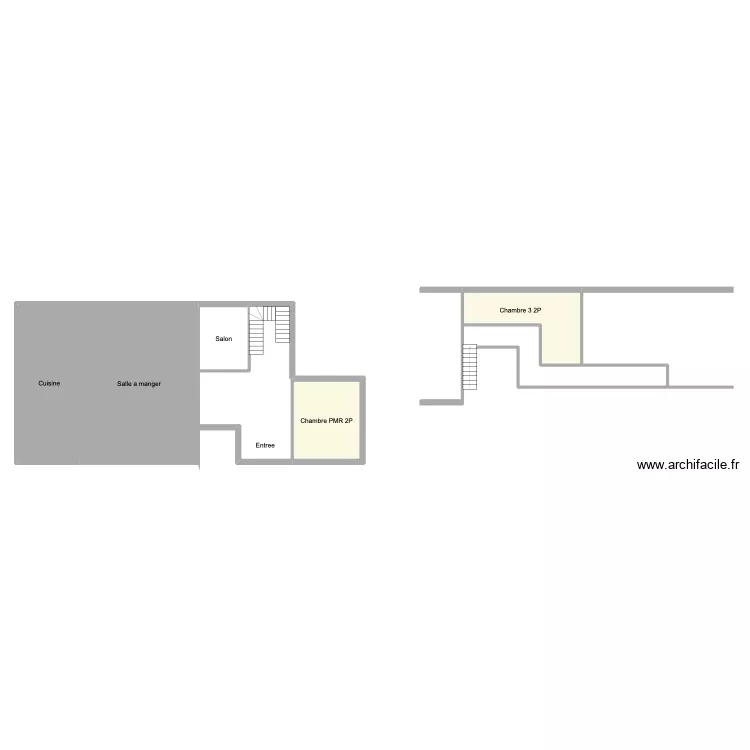 domaine. Plan de 7  et 187 m²