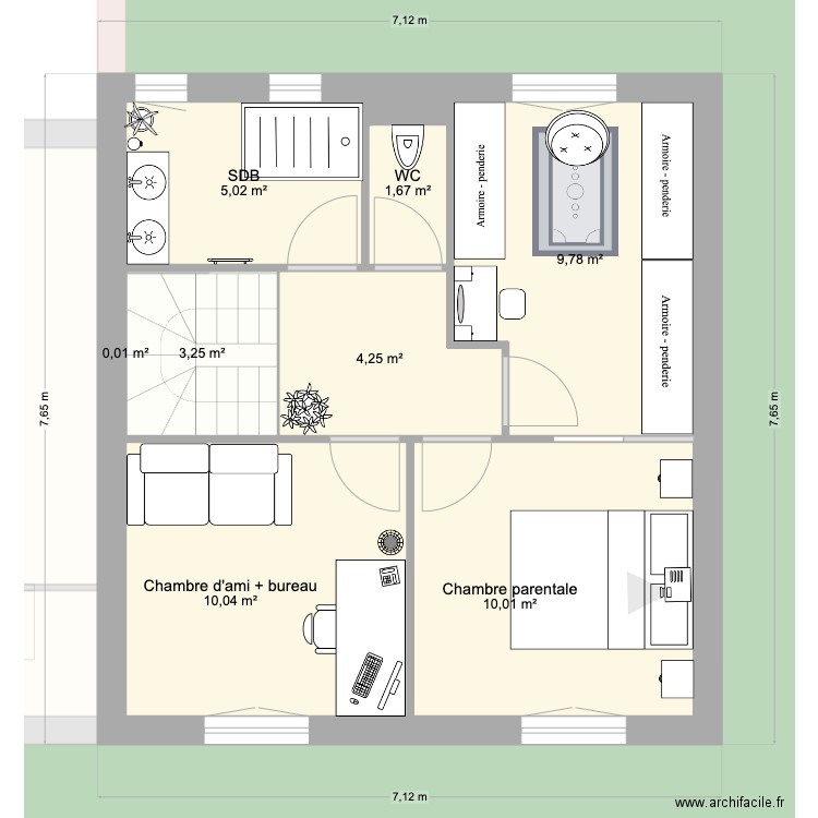 Maison modifiée 2ème proposition la bonne. Plan de 13 pièces et 356 m2