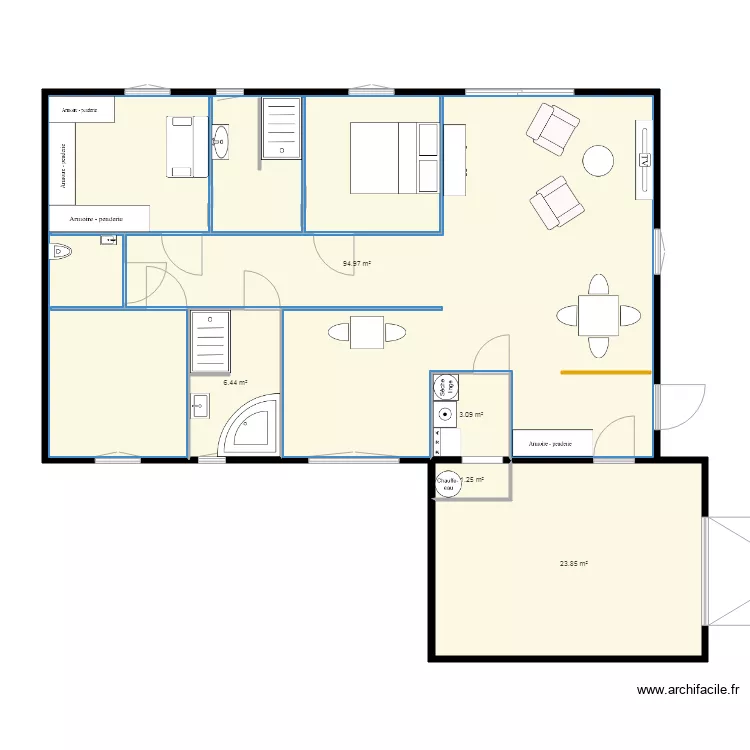 plein pied 07122023. Plan de 