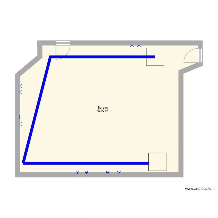 assem. Plan de 1  et 64 m²