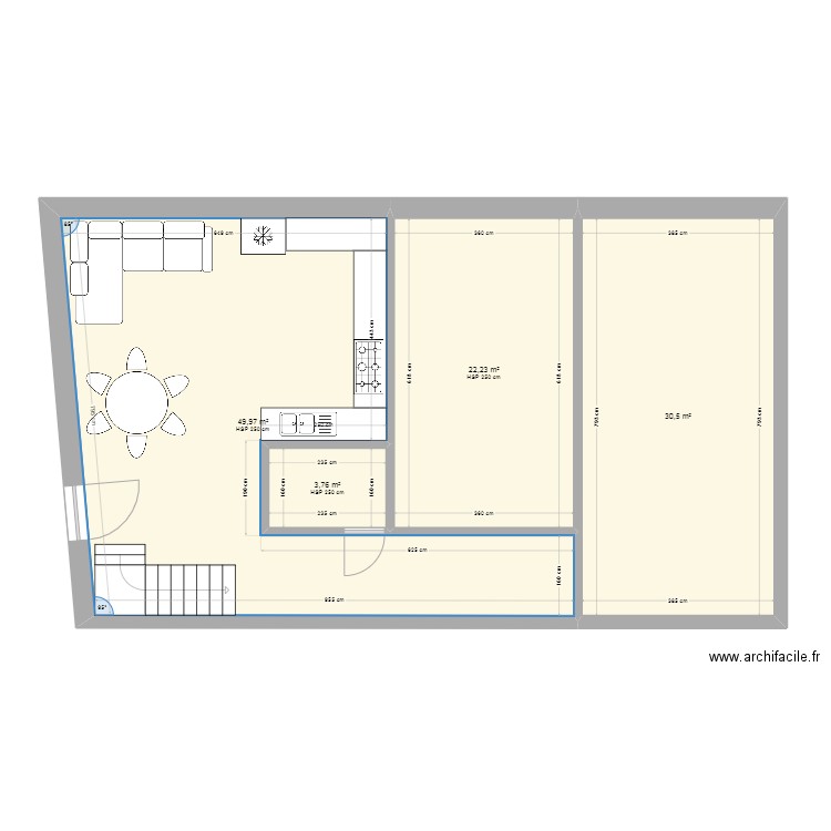 étage 1 - 2eme. Plan de 0 pièce et 0 m2